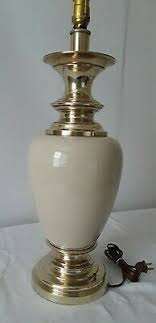 Vintage Stiffel Lenox Hollywood Regency Ivory Porcelain Urn Brass Table Lamp Ebay In 2020 Brass Table Lamps Lamp Brass Table