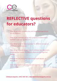 Reflective Questions For Educators Reflective Teaching Early Childhood Learning Learning Stories