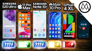 Maybe you would like to learn more about one of these? Samsung S20 Ultra Vs Iphone 11 Pro Max Note 10 Plus Huawei Mate 30 Pro Battery Test