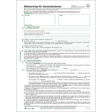 Den stellplatz eine einheit bilden, kann keine seite den vertrag isoliert kündigen. Vordruck Mietvertrag Fur Gewerberaume Din A4 Rnk Verlag 598 10 4002871059817