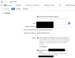 Fixing No Profiles For My App Were Found Xcode Couldn T Find Any Ios App Development Provisioning Profiles Matching My App