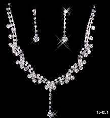 2017 new jewelry necklace earring set cheap wedding bridal prom cocktail evening dresses rhinestone 15 051 in stock free shipping