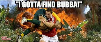 This is just the forrest gump version of the tarantino meme. Rugby Onslaught On Twitter The Inevitable George North Forrest Gump Meme Http T Co At79d49cgp