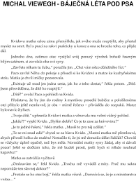 Kvidův talent v recitaci brzo přinese rodině nové bydlení i nového psa. Michal Viewegh Bajecna Leta Pod Psa Pdf Stazeni Zdarma