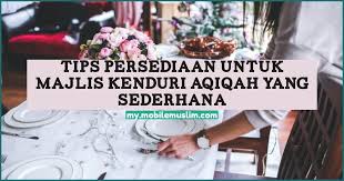 2.0 objektif objektif program ini diadakan ialah : Majlis Kenduri Aqiqah 5 Tips Untuk Majlis Yang Bersederhana Dan Jimat Duit