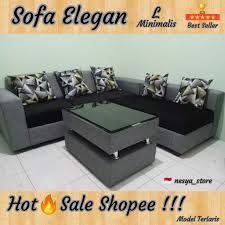 Mengelola bagian ruang tamu memang dibutuhkan imajinasi yang tinggi. Beli Terlaris Sofa Nesya L Minimalis Elegan Pilihan Ruang Tamu Keluarga Jawa Barat Seetracker Indonesia