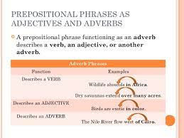 In asia tells us which leopards. Prepositional Phrase Examples Adverb