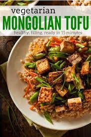 Mongolian Tofu Slender Kitchen Recipe Vegetarian Vegetarian Vegan Recipes Vegetarian Recipes
