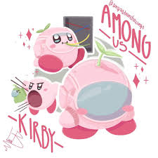 En el juego, usted tiene que recoger un rompecabezas rápida, lo que representa el personaje principal de la serie de los niños, con su fantástica amigo. Kirby Among Us Kirby Character Kirby Kirby Art