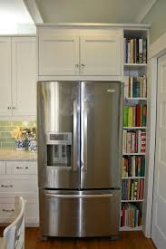 Looking for a recipe, shopping basket, kitchen. Use A Small Amount Of Space For Cookbook Storage Love Books In A Kitchen Kitchen Bookshelf Home Kitchens Kitchen Remodel