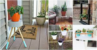 Diy lampshade plant stand by harlow and thistle; 10 Easy Diy Outdoor Plant Stands To Show Off Those Patio Plants In Style Diy Crafts