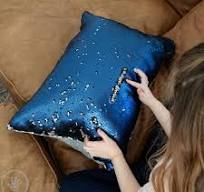 Weighted Sequin Pillow