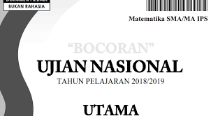 Soal un matematika peminatan sma 2020 dan pembahasannya. Bocoran Soal Un Unbk Unkp Matematika Ipa 2019 Pdf