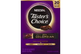 Maybe you would like to learn more about one of these? Nescafe Taster S Choice Instant Coffee 100 Colombian Medium Roast 20 Ct Nescafe 28000255664 Customers Reviews Listex Online