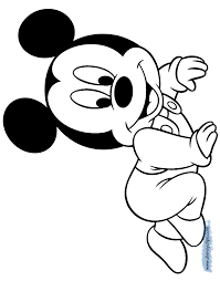 A set of six free coloring pages of baby disney characters mickey, minnie, donald, daisy, pooh, tigger, and pluto & goofy. Malvorlagen Micky Maus Baby Novocom Top