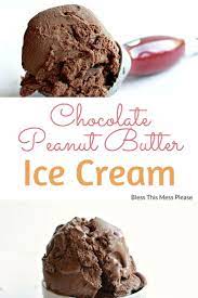 Chocolate Peanut Butter Ice Cream Easy Ice Cream Recipe Recipe Cuisinart Ice Cream Maker Recipes Peanut Butter Ice Cream Peanut Butter Ice Cream Recipe