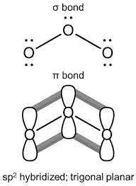 Draw A Lewis Structure For O3 In Which The Central O Atom Obeys The Octet  Rule, And Answer The Following - Brainly.Com
