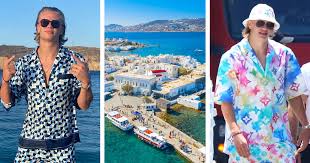 Dazu zählt allerdings laut eigener aussage nicht die spesenrechnung in einem restaurant über eine. Bunter Erling Haaland Ist Im Urlaub Auf Mykonos Und Uberrascht Mit Dem Stil