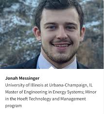 Congrats to Jonah Messinger! We are all extremely proud of you!  #WeAreGRAINGER The Grainger College of Engineering #WeAreGIES Gies College  of Business #WeAreHOEFT