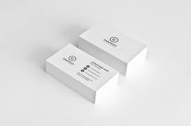 Modern elegant minimalist professional plain business card. Simple Corporate Business Card Template Inspiration Cardfaves