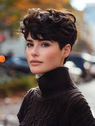 Pixie Cut for Wavy Hair