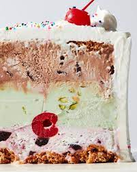 Nyt Cooking On Instagram You Could Slowly Hack Away At The Pints Of Ice Cream In Your Freezer Or You Spumoni Ice Cream Ice Cream Cake Recipe Ice Cream Cake
