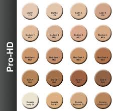 mehron make up color chart from costumes of nashua nh