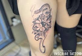 蛇 牡丹 タトゥー ブラック＆グレー | BLACK&GREY ブラック＆グレー | NEW LIST | ギャラリー |  一覧インスクライブのタトゥーの実績を紹介しています。指定のデザインのカテゴリーが一覧で表示されます。