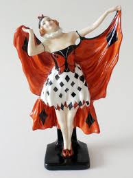 Shop for vintage art deco figurines & miniatures at auction, starting bids at $1. Royal Doulton Butterfly Hn720 Rare Harradine Art Deco Figurine Genee Art Deco Architecture Royal Doulton Dance Art
