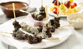 Schokofruchte Rezept Schokofruchte Dessert Rezepte Einfach Weihnachtsmarkt Essen