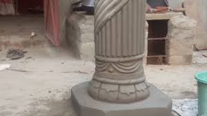 They were covered, at least on their bases, with brick, stone, and even plants. How To Build A Beautiful Pillar For The House Wonderful Design House Column Youtube