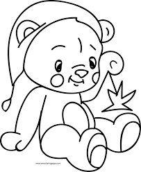 Maybe you would like to learn more about one of these? Cute Bear Cartoon Drawn Illustration Print Kids Wear Coloring Page Printable Coloring Pages