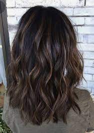 Subtle Lowlights For Dark Brunette Hair Styles Medium Hair Styles Brown Hair Balayage