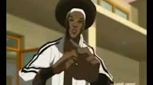 I miss boondocksrip to mf doom he was a legend all caps Huey Vs Bushido Brown Youtube