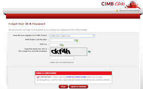 Now you can log in using the new password. Cimb Click Id Forgot