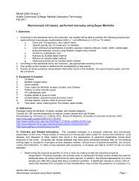 urinalysis austin community college