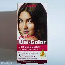 Instead, three minutes before you're supposed to rinse, add two squirts of shampoo into the dye left in the bottle. Perfect Uni Color Permanent Hair Dye Hair Color Cream Chocolate Sellersunion Online