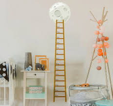 ladder to the moon height chart decal