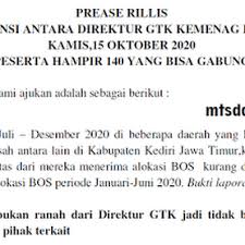 Inpassing untuk guru madrasah akan diselenggarakan tahun ini setelah regulasi tentang inpassing selesai. Prease Rillis Webinar Audiensi Antara Direktur Gtk Kemenag Ri Dengan Pgin Mts Darussalam
