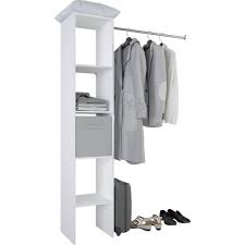 Si buscas renovar herramientas, haz click en esta oferta y colonna quadra 1 anta l 30 x p 30 x h 180 cm bianco opaco/cielo opaco laccato. Kit Dressing Blanc Basic Leroy Merlin Cote D Ivoire