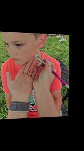 Flaming Baseball: Face Painting Fun for Cleveland Kids