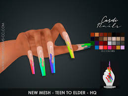 This natalis piece can be downloaded here! Cardi Nails Redheadsims Cc