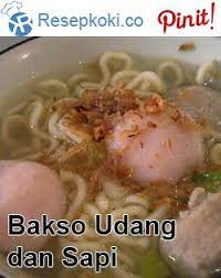 Resep Kuah Bakso Sapi Dan Udang Resep Bakso Resep Sup