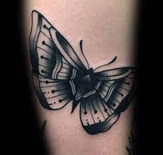 Small Ornate Guys Black Ink Traditional Moth Arm Tattoos Traditional Moth Tattoo Moth Tattoo Moth Tattoo Design