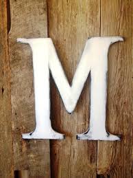 Wooden Letter M Door Hanger M Wall Wooden Letters Door Hangers Lettering