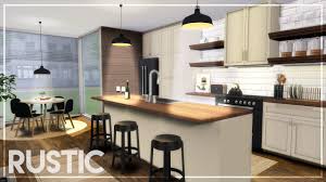 Kitchen, sims 4, so87g, the sims resource, tsrmay 20, 2021. Rustic Modern Kitchen Tour The Sims 4 Room Build Youtube
