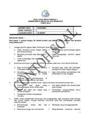 Bahasa indonesia download soal latihan ujian kunci jawaban terdiri dari 50 soal pilihan ganda dan 5 soal uraian. Contoh Soal Ujian Penyesuaian Image By Benj8hmbo