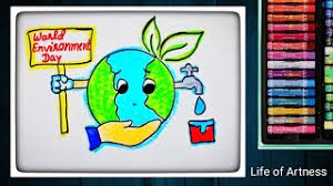 World environment day 2018 drawing poster say no to. Drawing On Environment Easy
