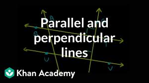 Parallel Perpendicular Lines Basic Geometry Video