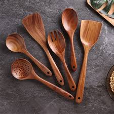 Bedroom beddings include duvet covers, pillows, & comforters. Amazon Com Kitchen Utensils Set Nayahose Wooden Cooking Utensil Set Non Stick Pan Kitchen Tool Wooden Cooking Spoons And Spatulas Wooden Spoons For Cooking Salad Fork